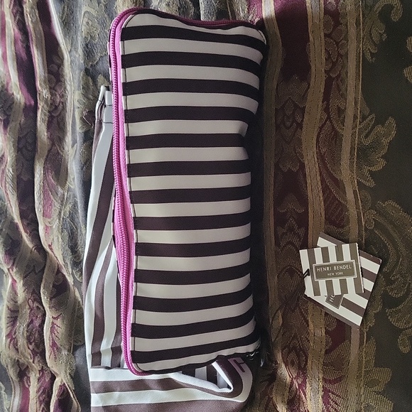 Henri bendel duo zip around backpack rare gorgeous above explains pink ♥️ main image 6